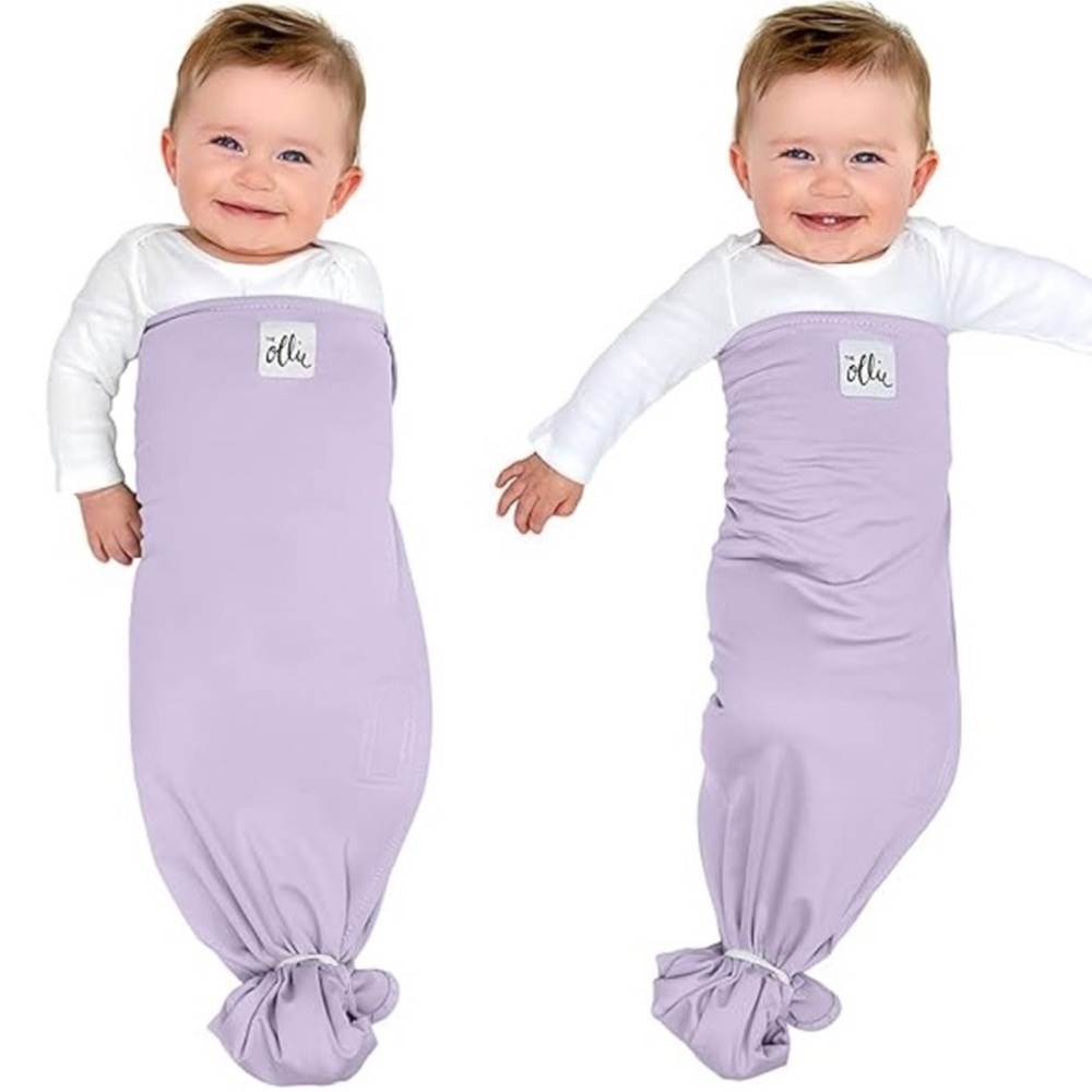 Lavender Ollie Swaddle Blanket